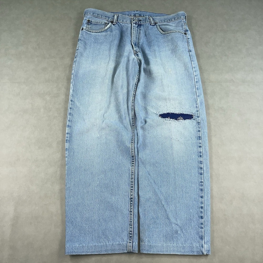 Vintage Levis 550 Jeans‎ Mens 36x32 Baggy Distressed Repaired Y2K (Fits 36x28.5)